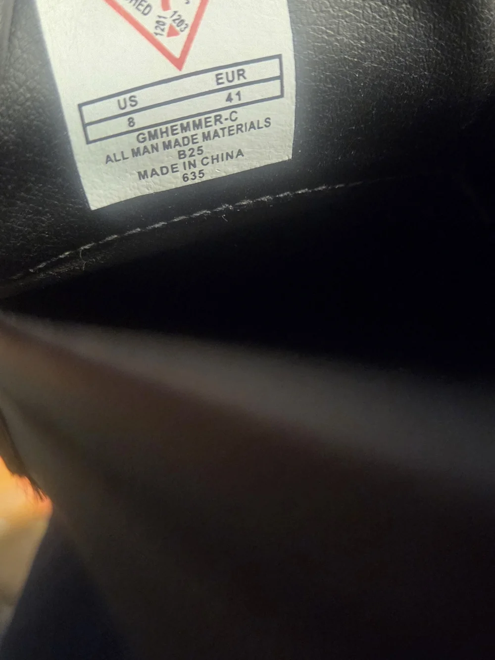 GUESS Black Quilted Slip-On Loafers with Triangle Logo